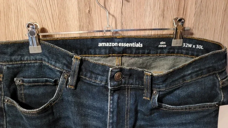 Dark Wash Slim Blue Jeans 32W 30L – photo 3